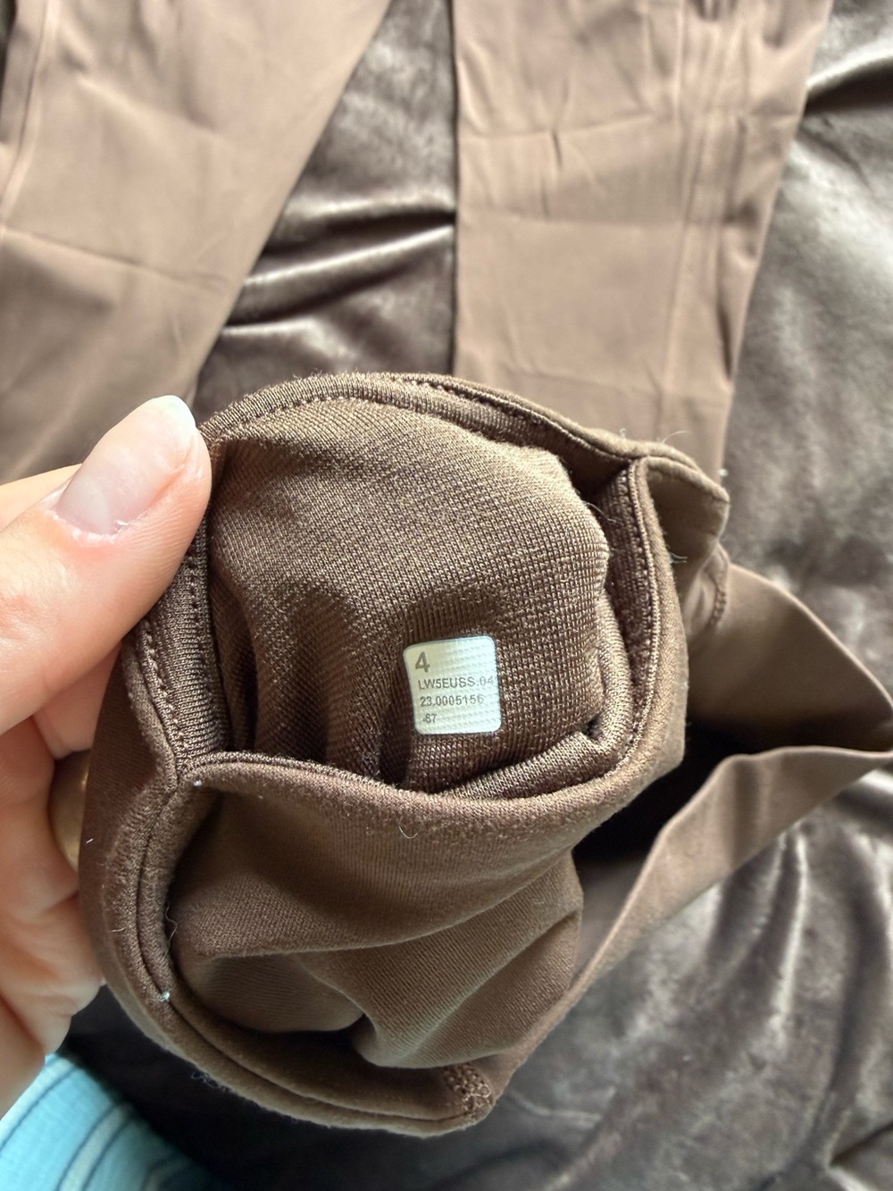lululemon Align Mini Flare JAVA leggings , size 4 - Picture 4 of 4